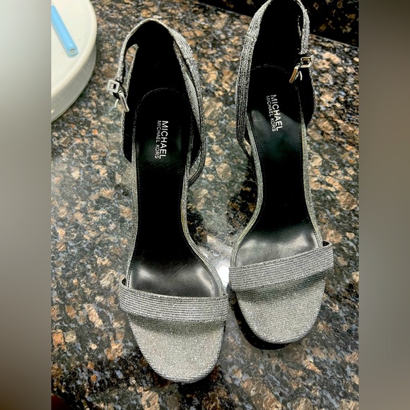 michael kors sparkle heels
